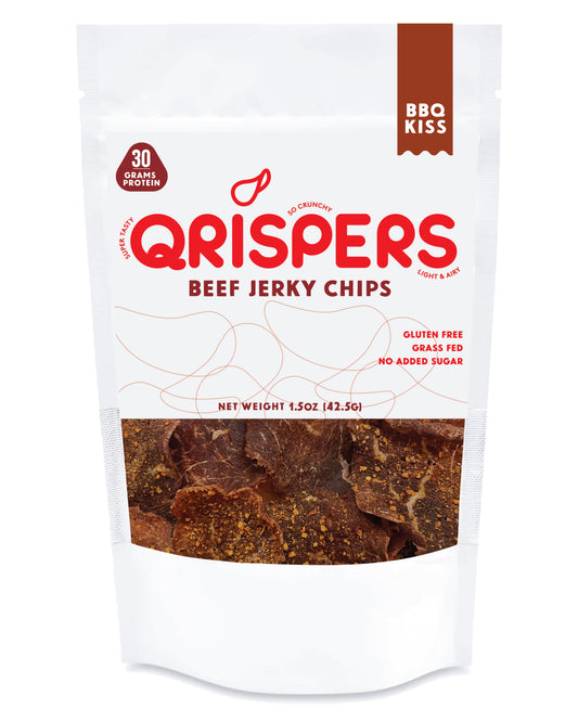 an image of Qrispers BBQ Kiss flavor package