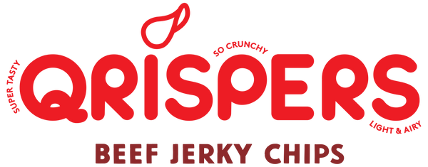 Qrispers Beef Jerky Chips Logo