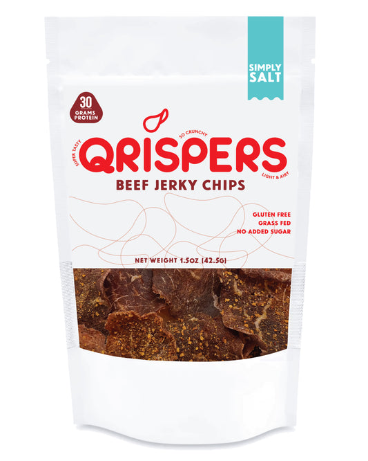 an image of Qrispers Simply Salt flavor package