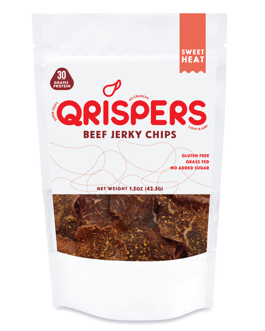 an image of Qrispers Sweet Heat flavor package
